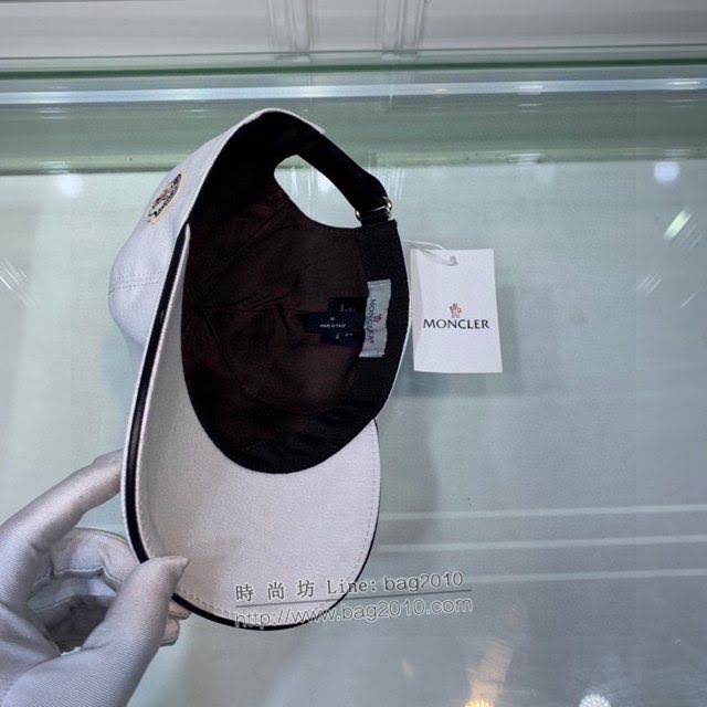 Moncler男女同款帽子 蒙口經典黑白鴨舌帽棒球帽  mm1741